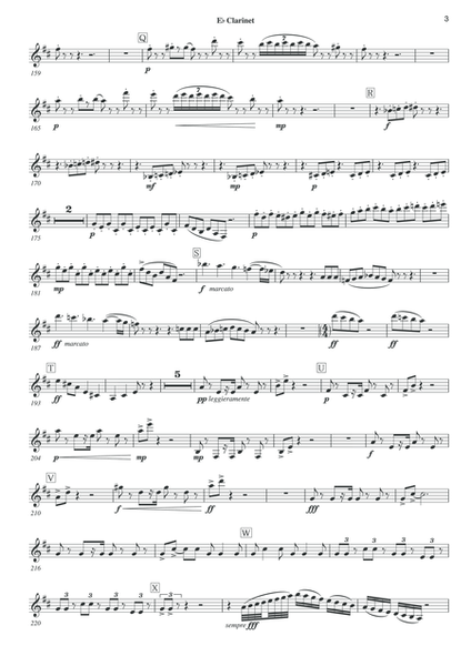 Symphony No.6 Pathetique Movement III [Parts] Clarinets(Eb,Solo Bb,Bb,Alto,Bass)