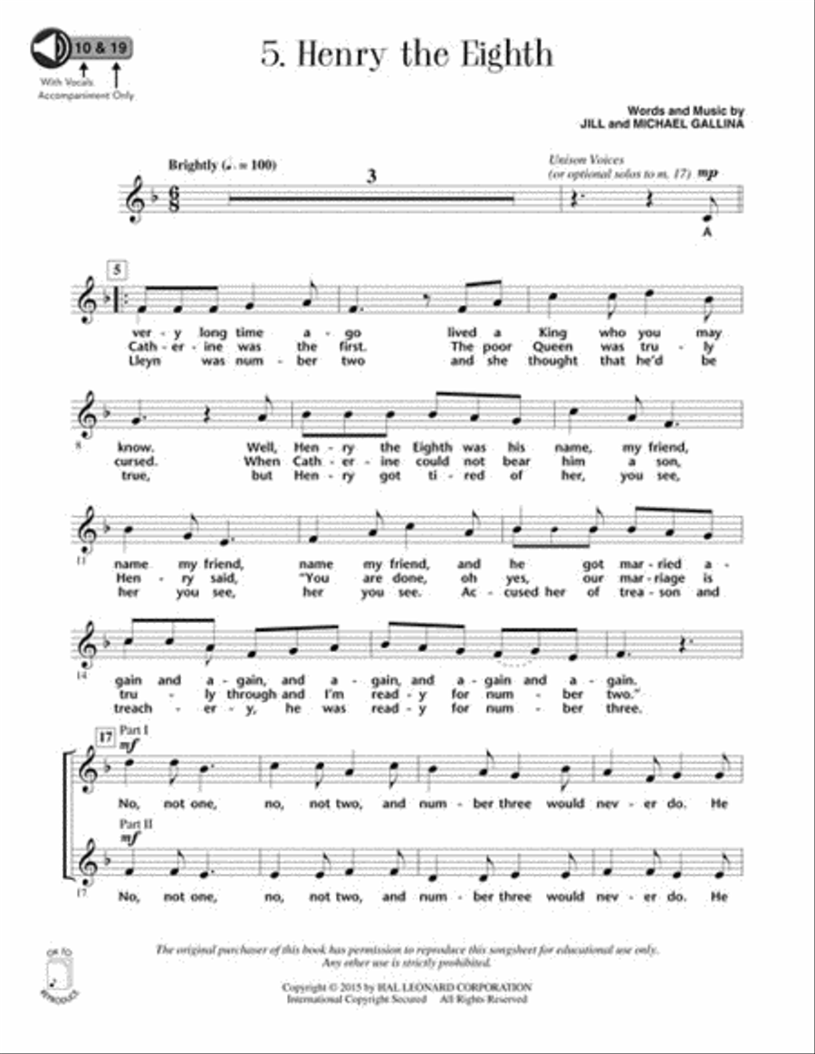 Shake It Up with Shakespeare Choir scores gallery preview page 6