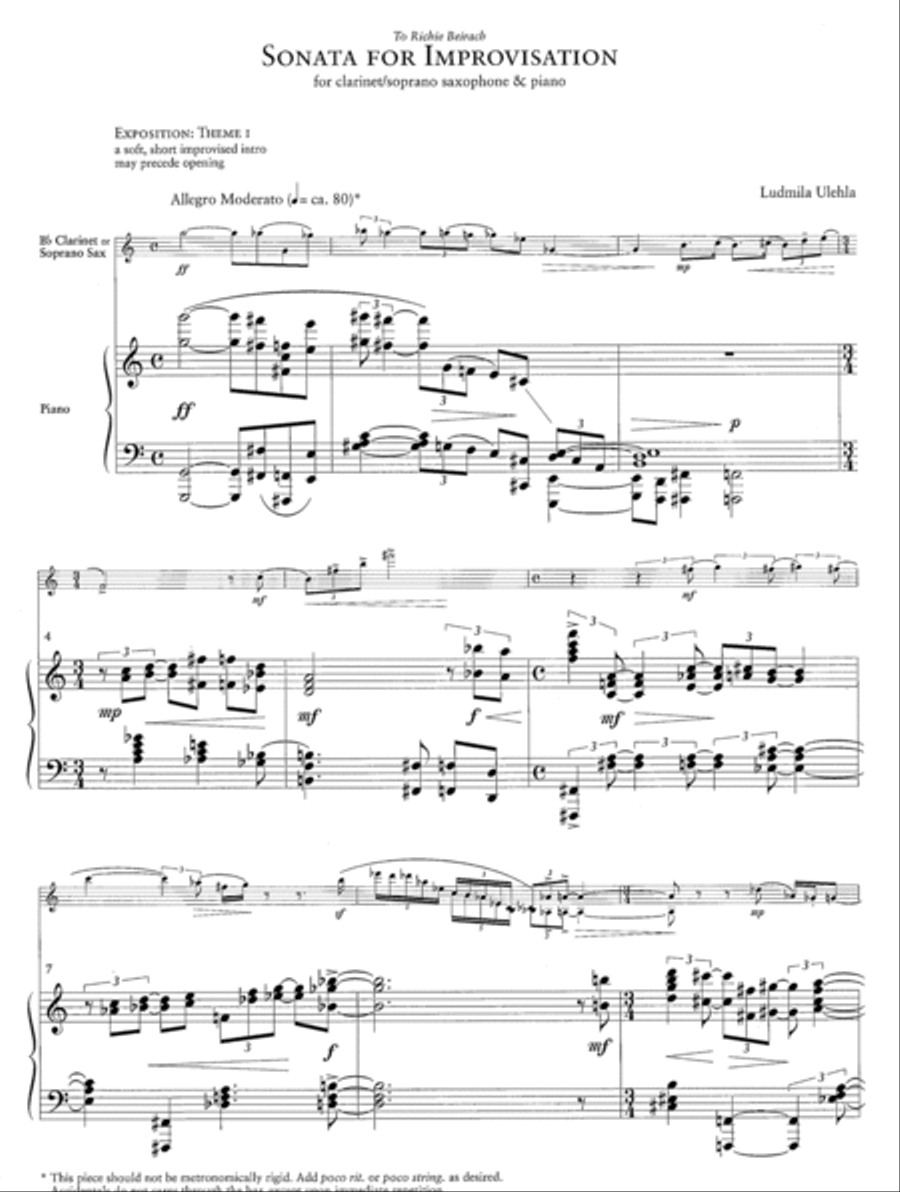Sonata for Improvisation