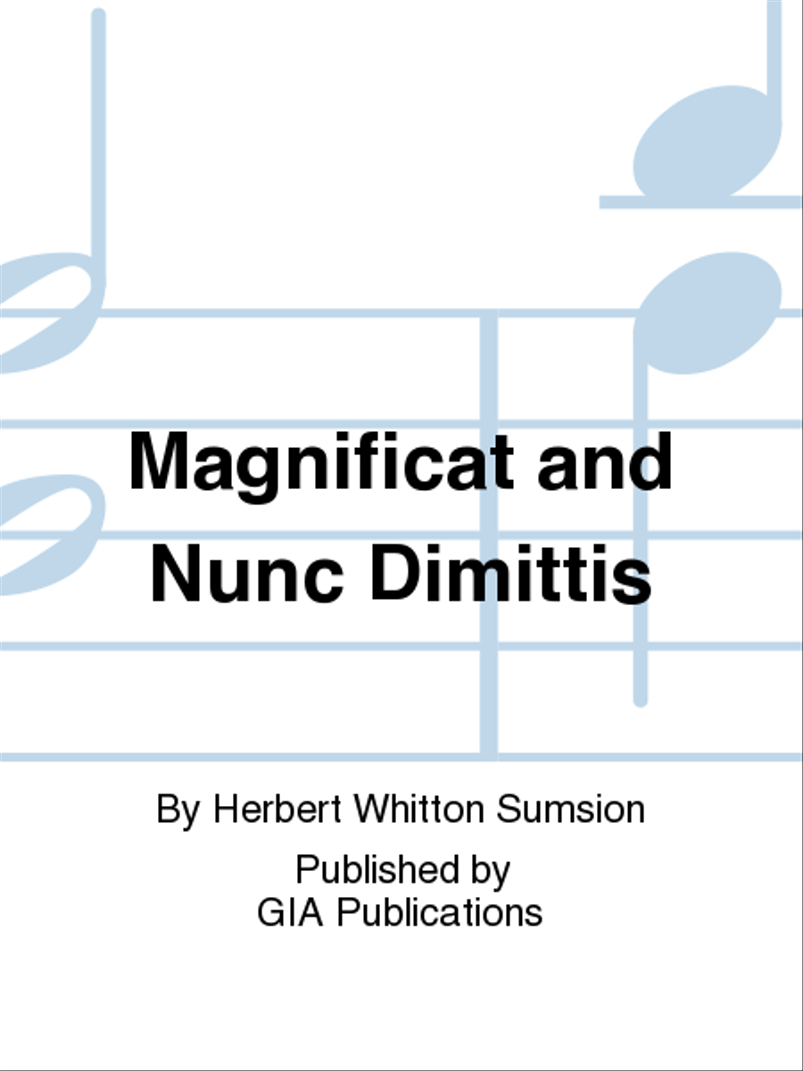 Magnificat and Nunc dimittis Women's Choir scores gallery preview page 1
