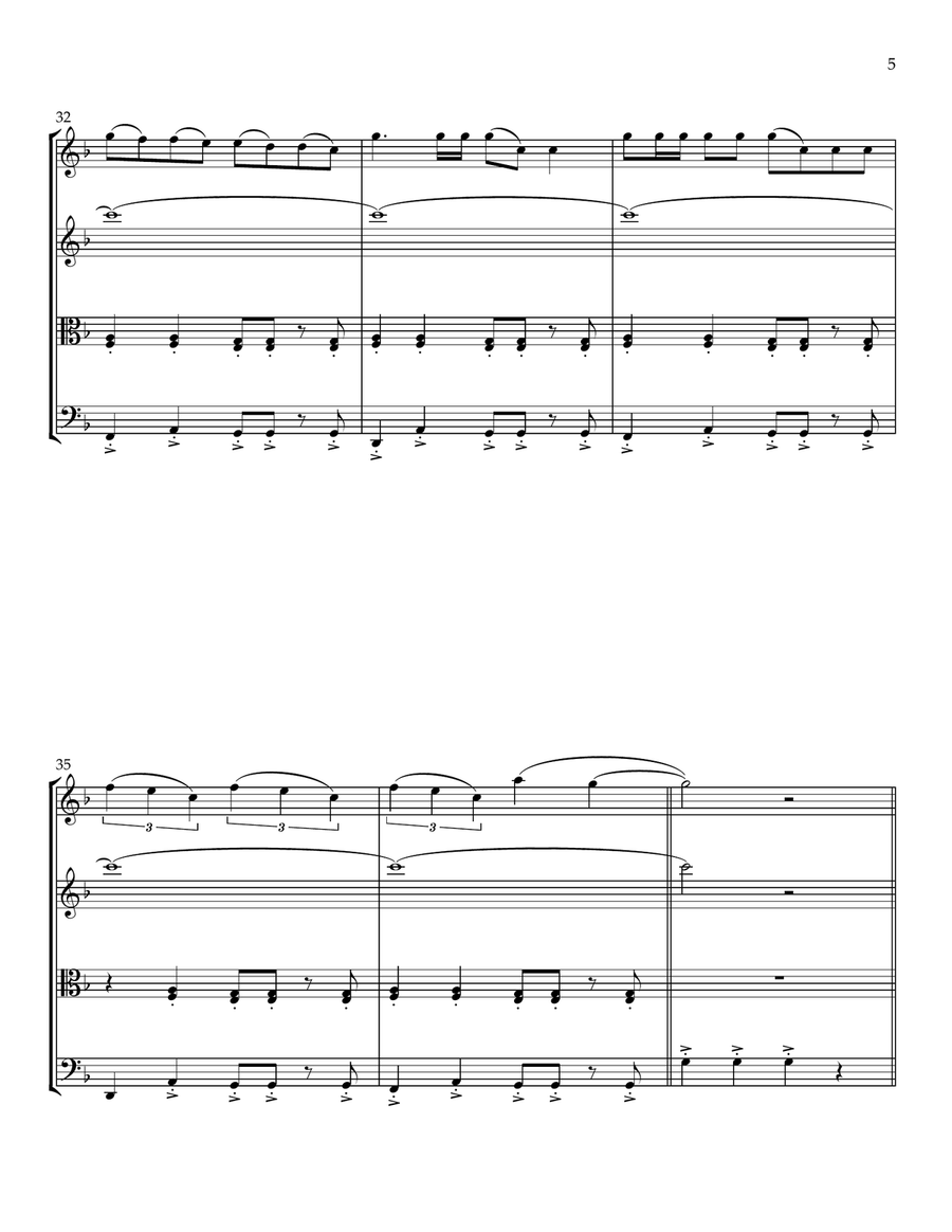 Electricity String Quartet scores gallery preview page 6