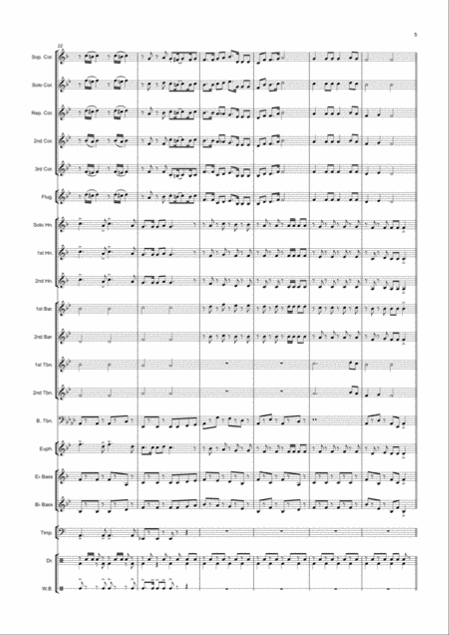 American Traveller Brass Ensemble scores gallery preview page 5