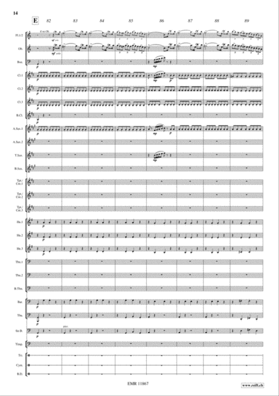 L'Italiana in Algeri Concert Band scores gallery preview page 15