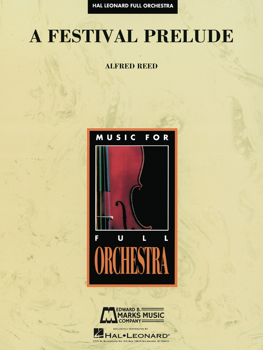 A Festival Prelude A Festival Prelude Full Orchestra scores gallery preview page 1