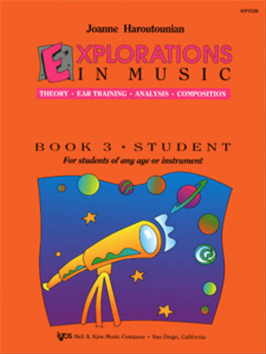 Explorations in Music, Book 3 (Book & CD) Piano Method scores gallery preview page 1