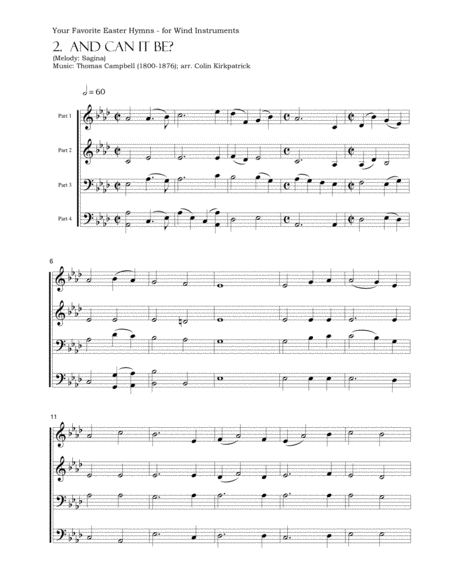Your Favorite Easter Hymns for Wind Instruments image number null