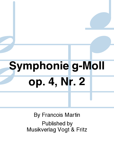 Symphonie g-Moll op. 4, Nr. 2