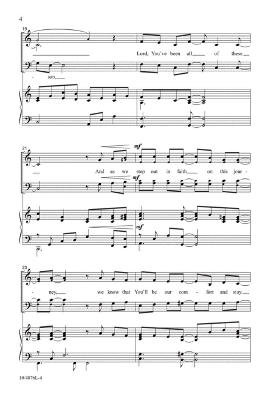 Strength for Tomorrow, Grace for Today 4-Part scores gallery preview page 4