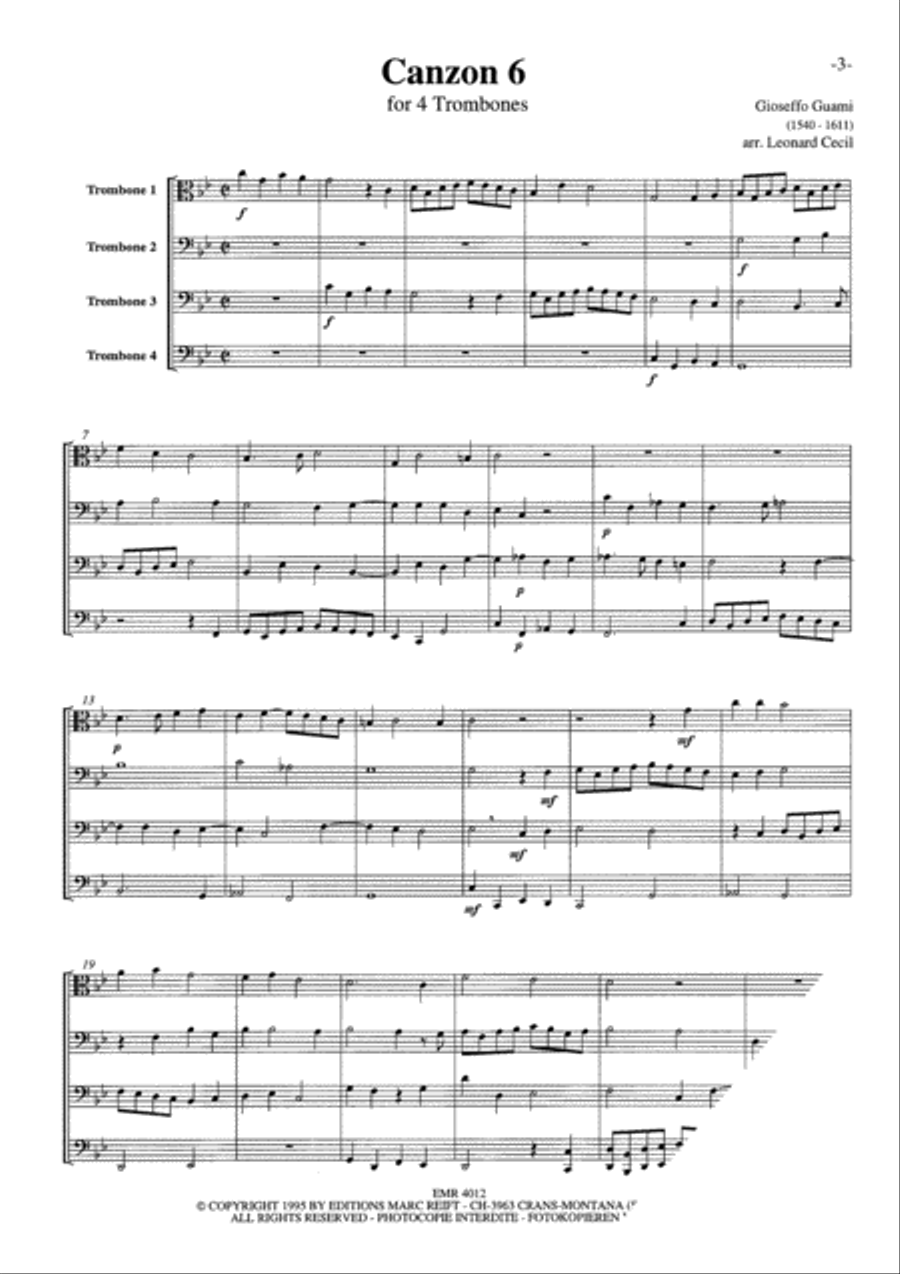 Canzon 6