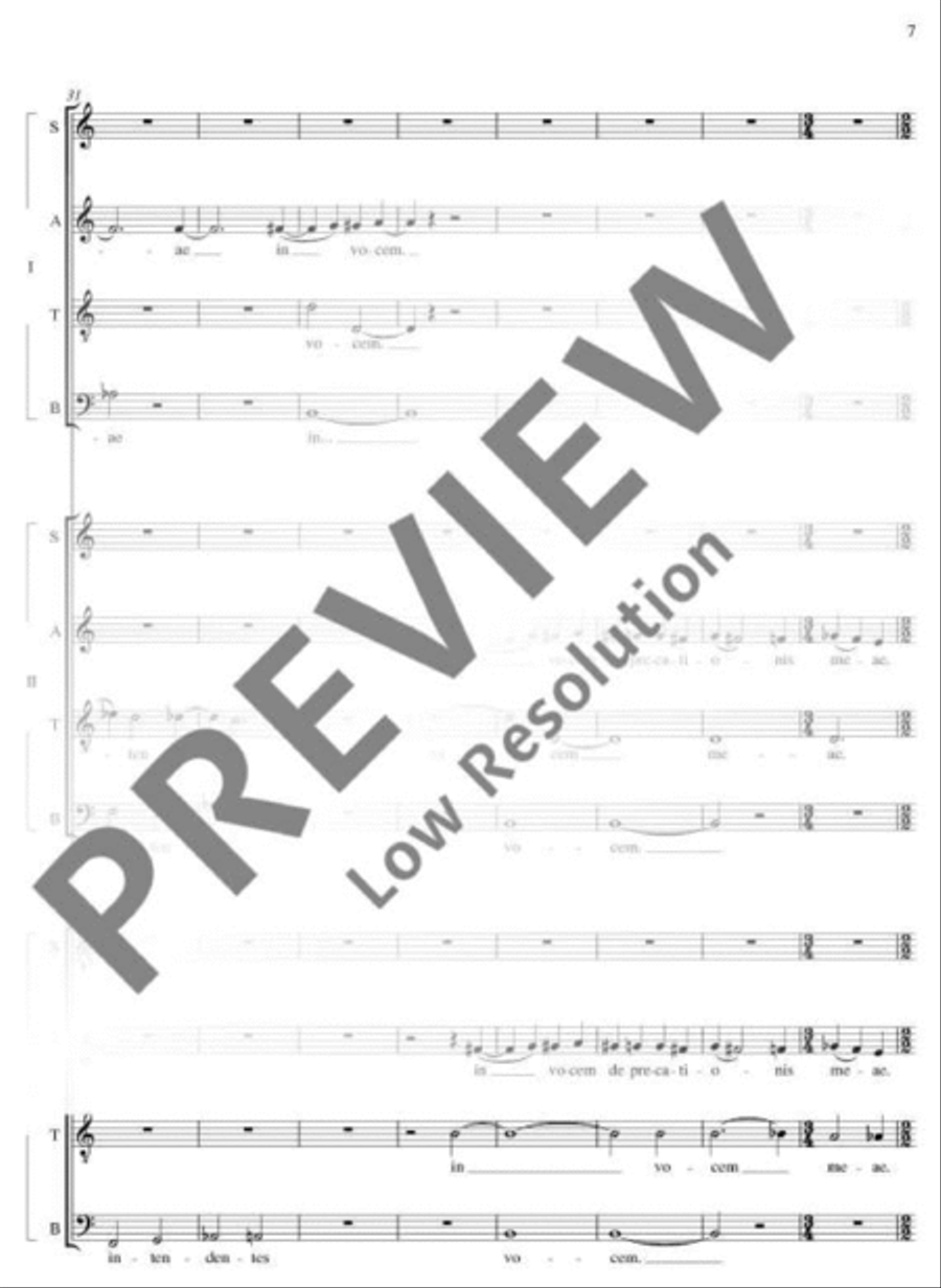 De profundis 4-Part scores gallery preview page 8