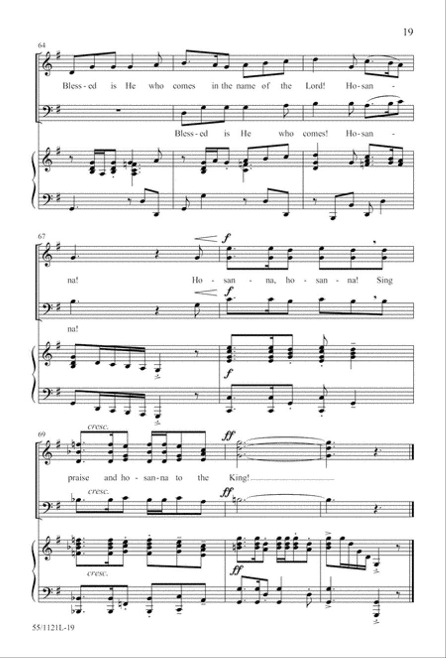 Touched by the Christ Touched by the Christ 3-Part scores gallery preview page 20