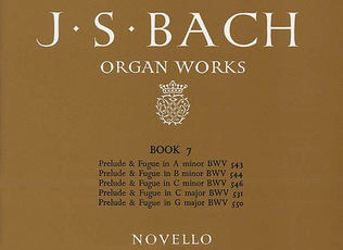 Book cover for J.S. Bach: Organ Works Book 7