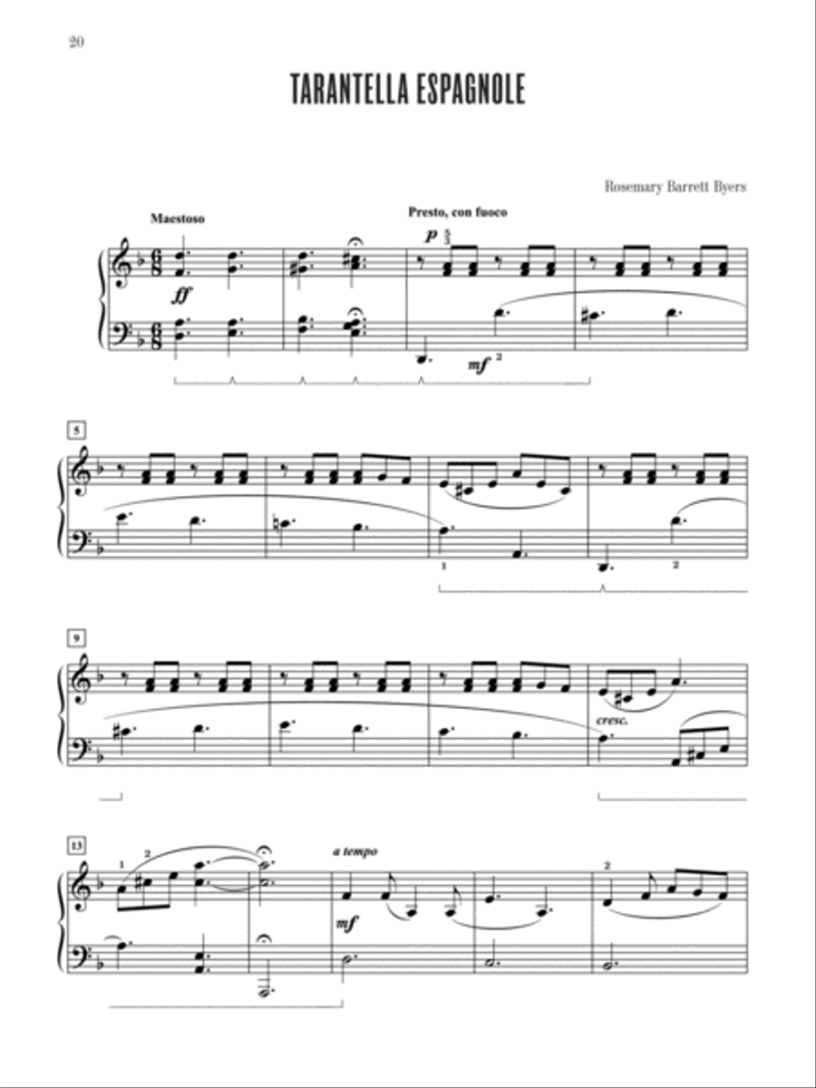 Myklas Contest Winners, Book 4 Piano Solo scores gallery preview page 4