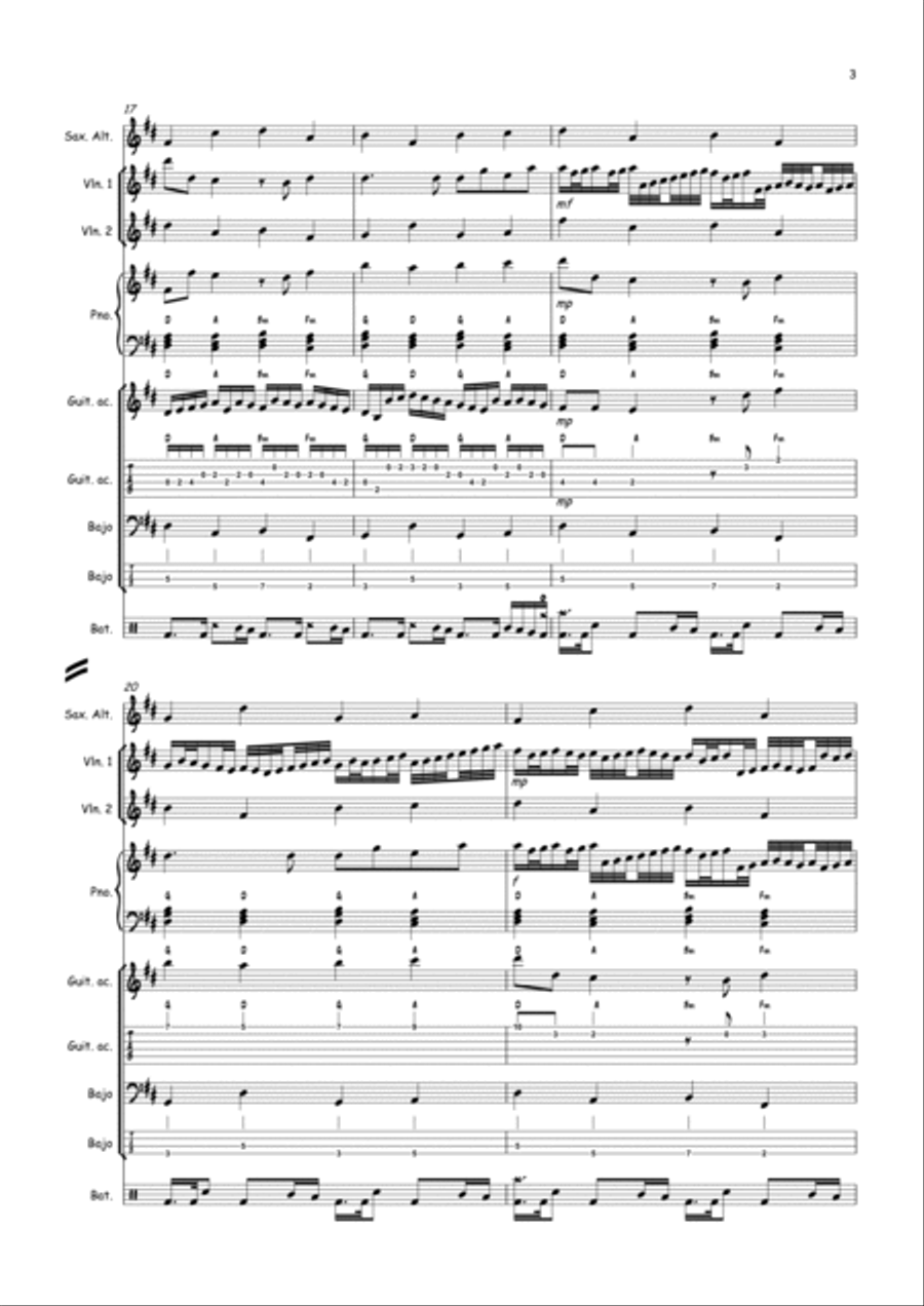 Cannon in D Major Cannon in D Major Concert Band scores gallery preview page 3