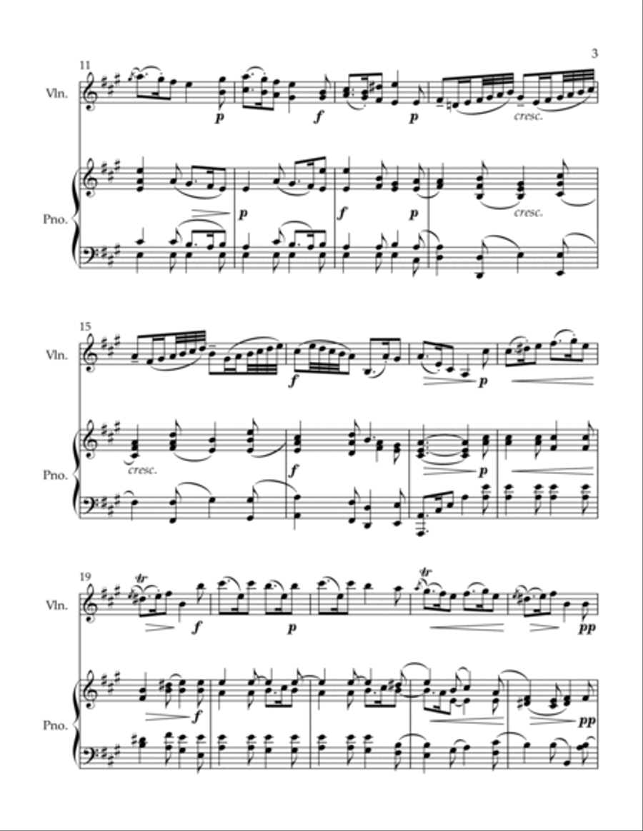 Siciliano Siciliano Violin Solo scores gallery preview page 3