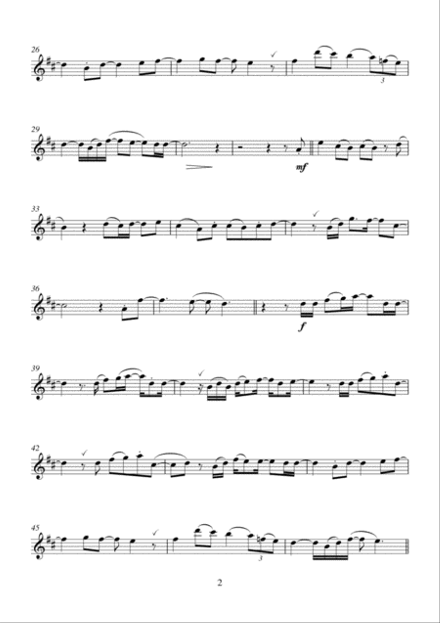 Other Side Of The World Flute Solo scores gallery preview page 2