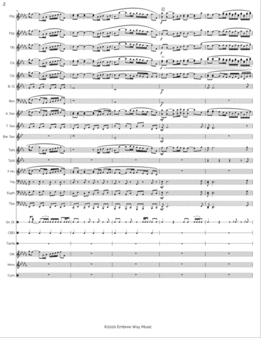 Dance and Celebration Concert Band scores gallery preview page 6