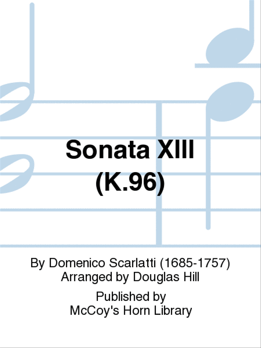 Sonata XIII (K.96) Woodwind Trio scores gallery preview page 1