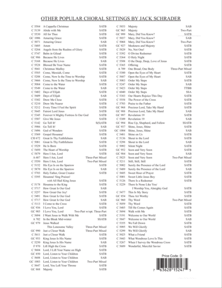 Order My Steps Order My Steps 3-Part scores gallery preview page 12