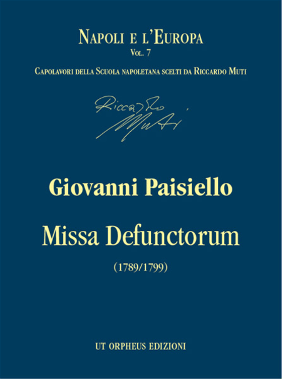 Missa Defunctorum. Requiem for Soloists, Choir and Orchestra (1789/1799). Urtext Edition Choir scores gallery preview page 1