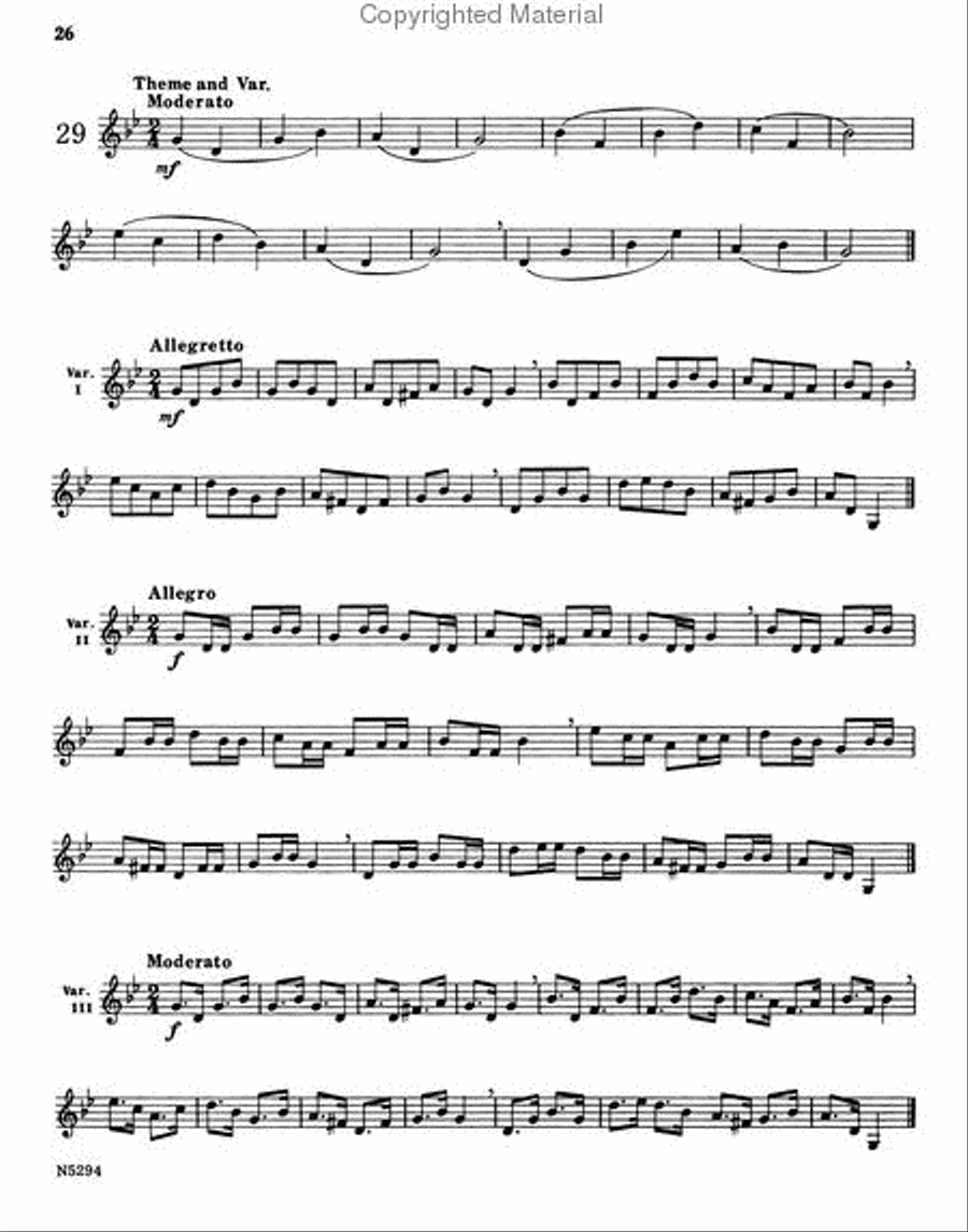 Melodious Studies For French Horn Horn scores gallery preview page 3