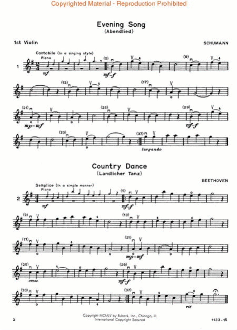 Dorian Album String Duet scores gallery preview page 6