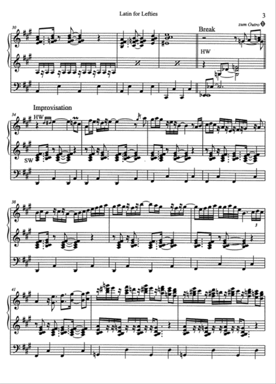 Jazz Inspirations for Organ 1 Organ scores gallery preview page 2