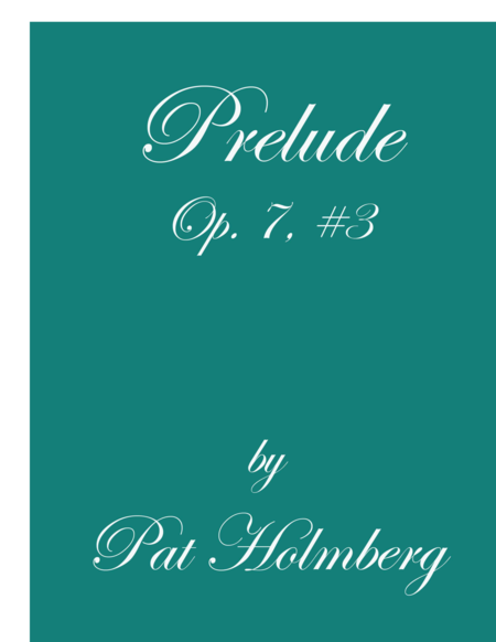 Prelude, Op. 7 #3 image number null