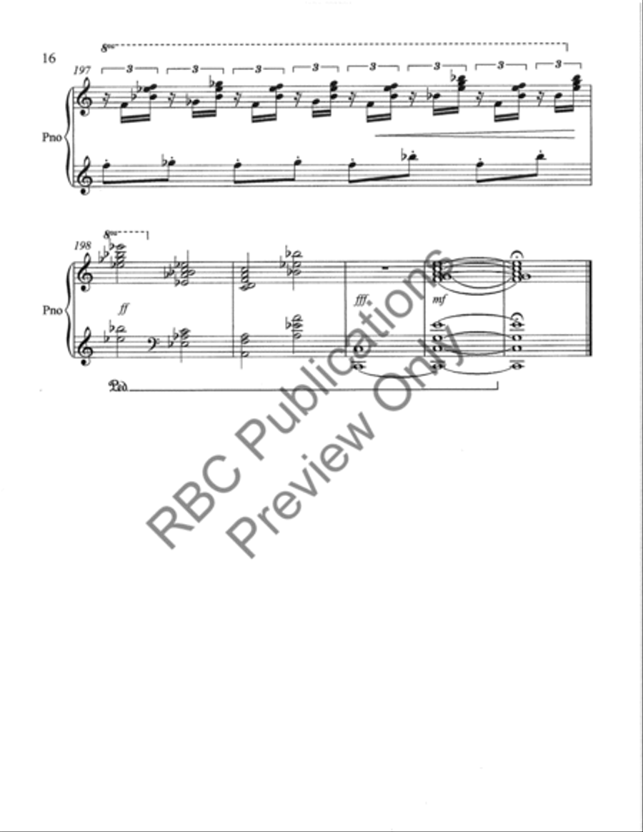 Three Preludes Three Preludes Piano Solo scores gallery preview page 19