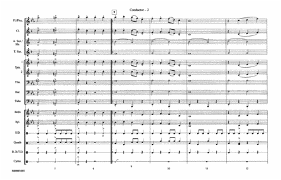 Sleigh Ride: Score Marching Band scores gallery preview page 2