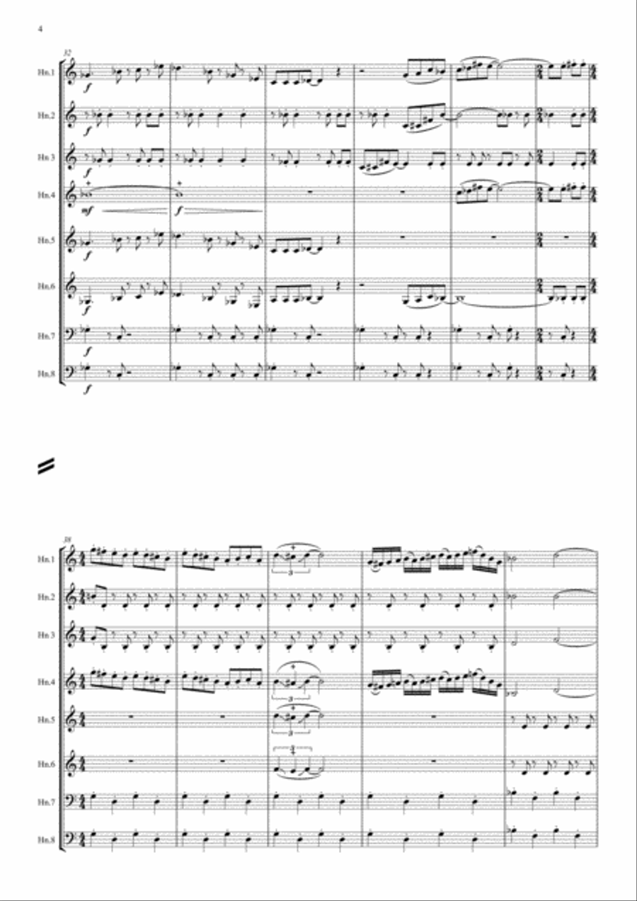 Theme From The Simpsons TM from the Twentieth Century Fox Television Series THE SIMPSONS Brass Ensemble scores gallery preview page 5
