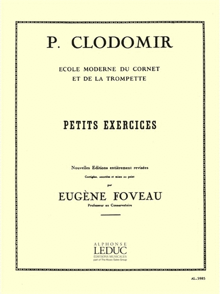 Petits Exercices Op.158 (trumpet Solo)