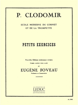 Book cover for Petits Exercices Op.158 (trumpet Solo)