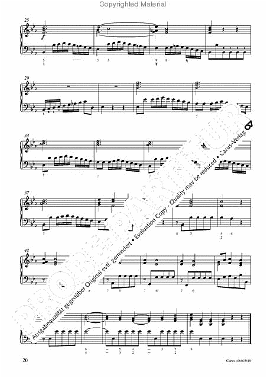 Grosse Orgelsolomesse in Es Voice scores gallery preview page 21