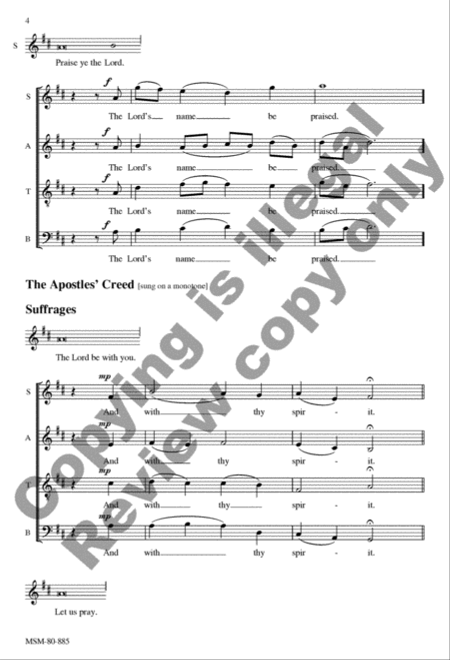 The Duke Responses The Duke Responses 4-Part scores gallery preview page 11