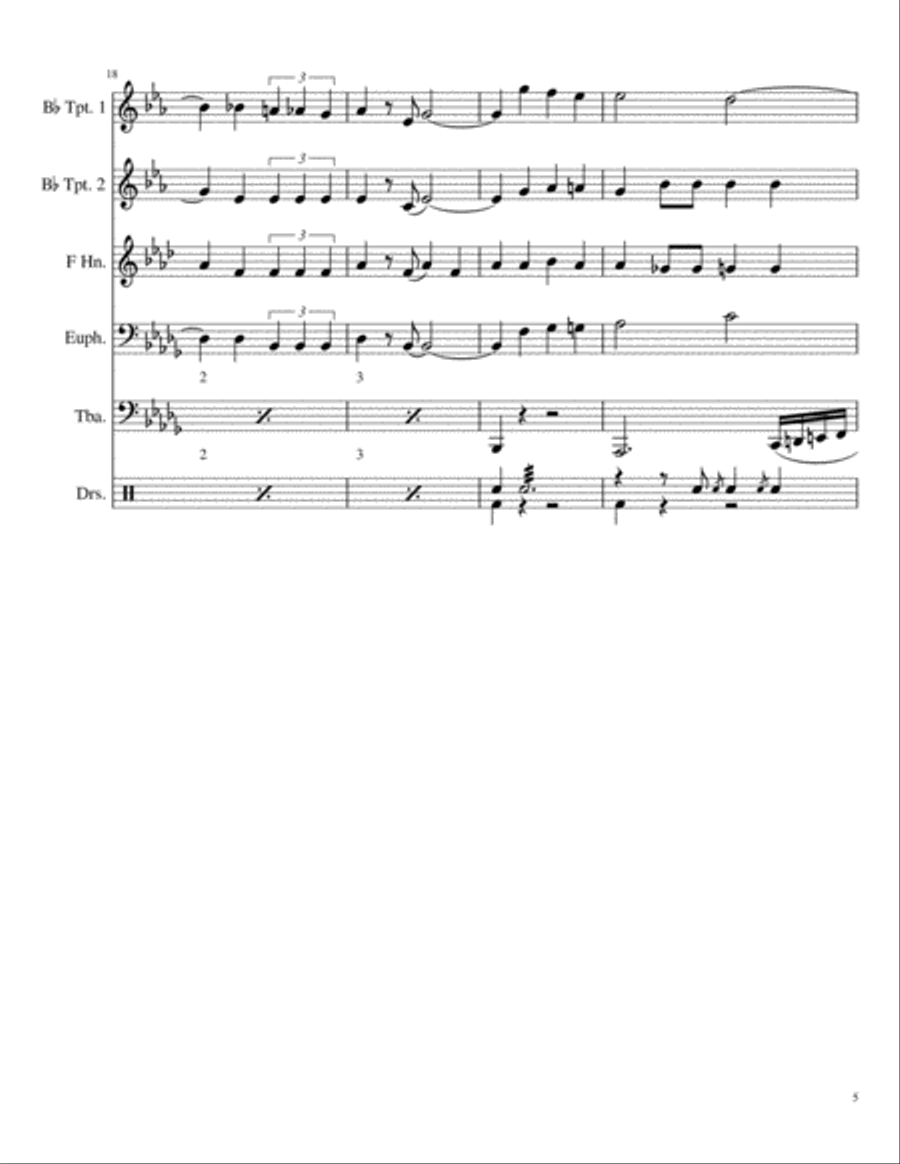 Jalousie (tango Tzigane) Handbell Choir scores gallery preview page 5