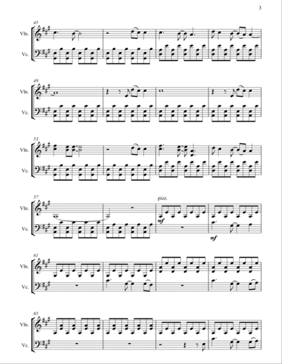 Chasing Cars Score and Parts scores gallery preview page 4