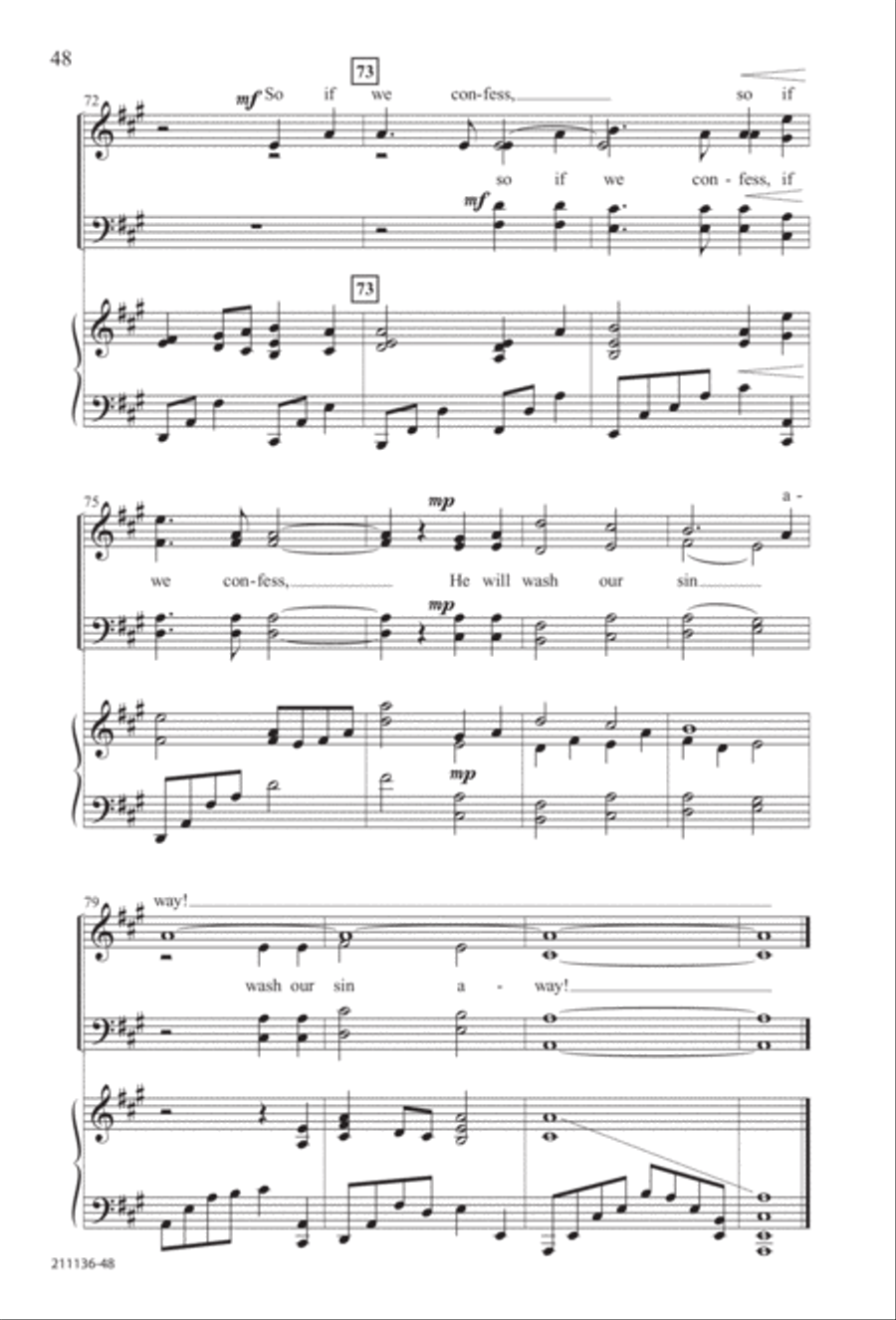 Marching to Zion Marching to Zion 4-Part scores gallery preview page 54