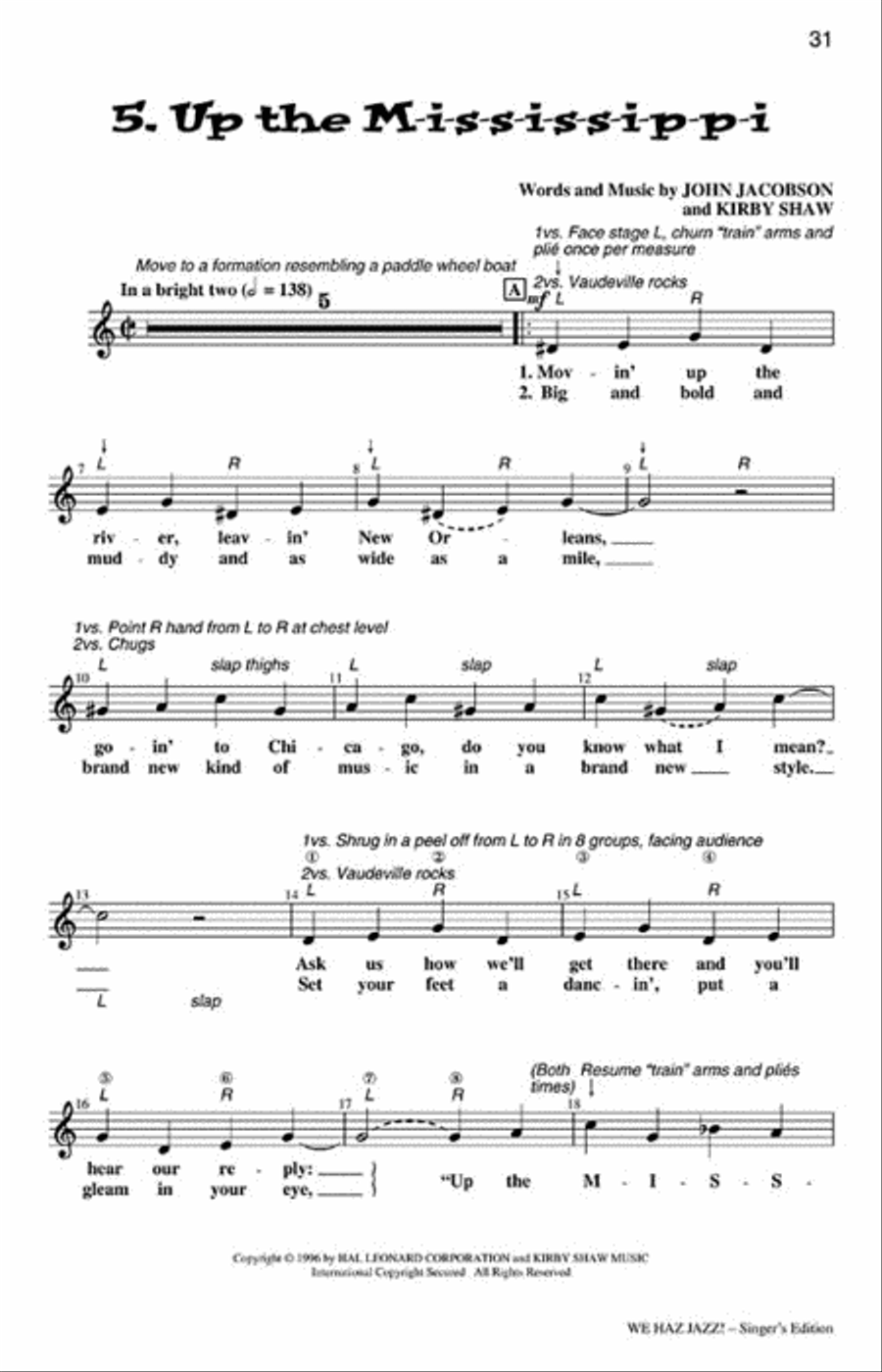 We Haz Jazz! (Musical) Choir scores gallery preview page 6