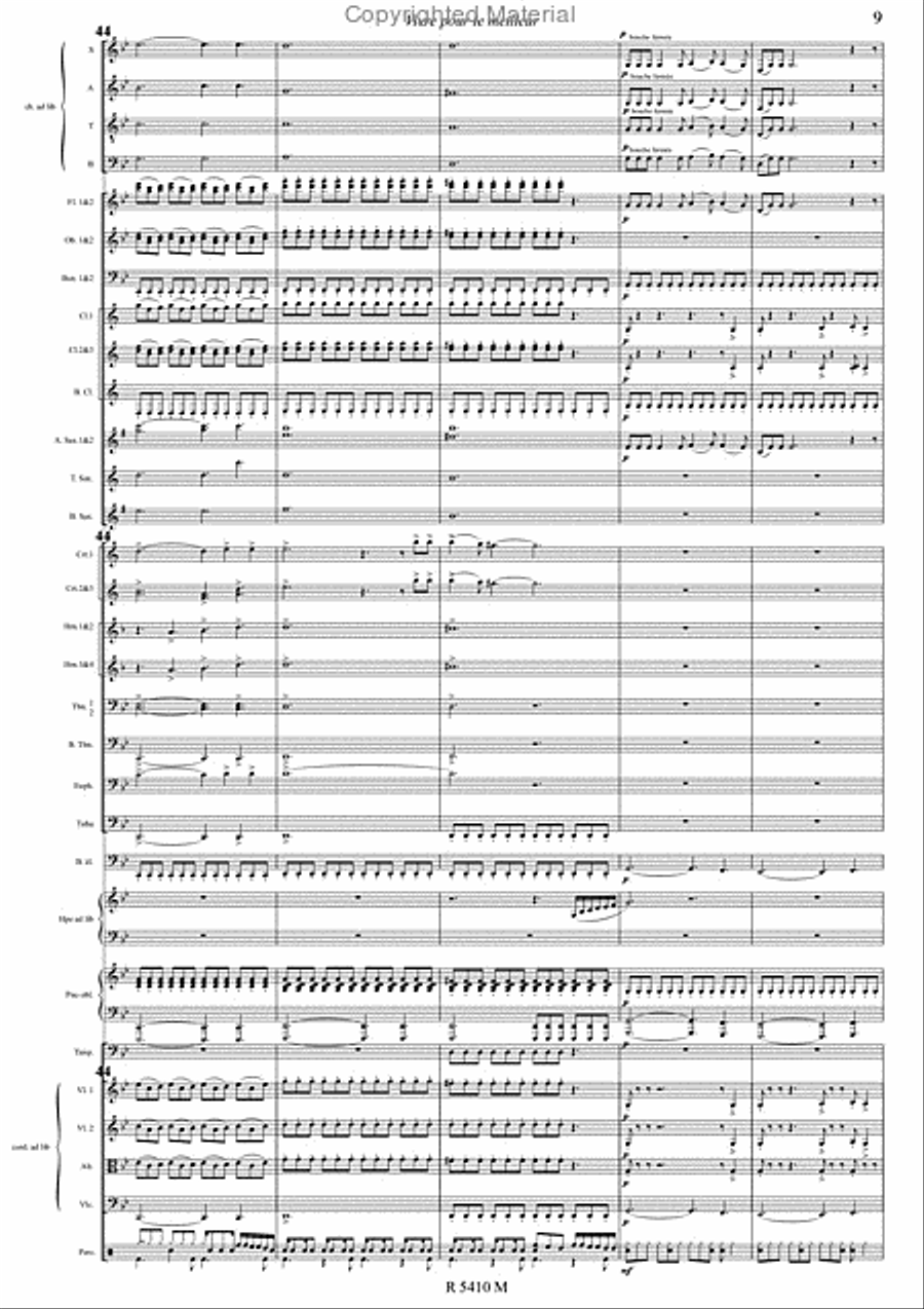 Vivre pour le meilleur Vivre pour le meilleur Concert Band scores gallery preview page 10