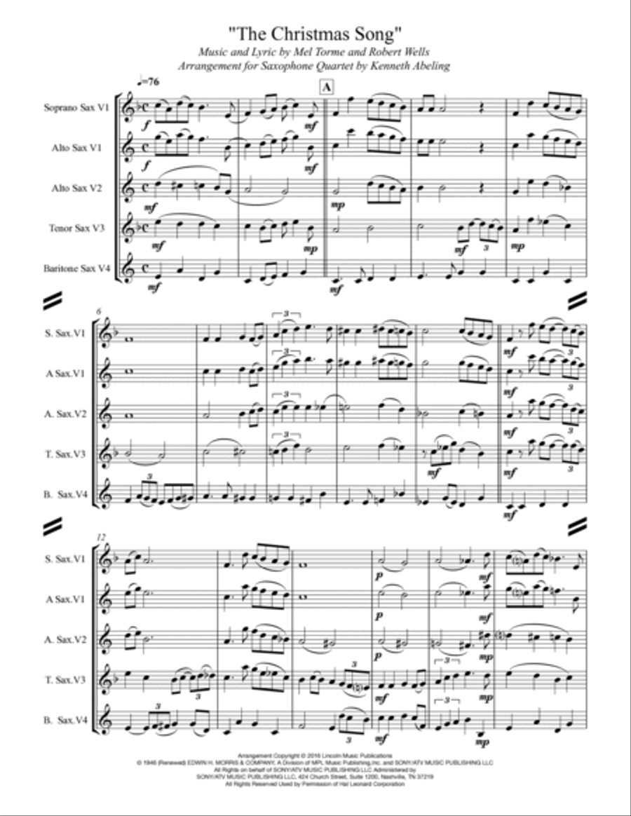 The Christmas Song (Chestnuts Roasting On An Open Fire)