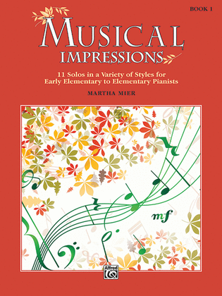 Book cover for Musical Impressions, Book 1