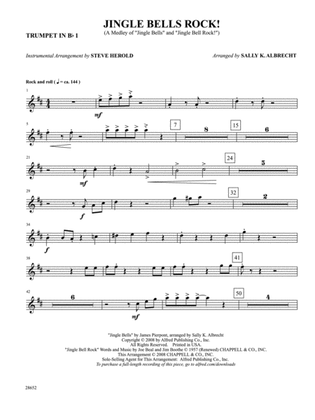 Jingle Bells Rock! (A Medley): 1st B-flat Trumpet