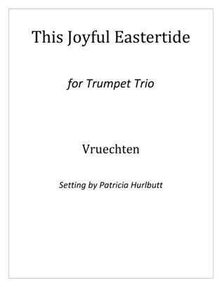 Book cover for This Joyful Eastertide for Trumpet Trio