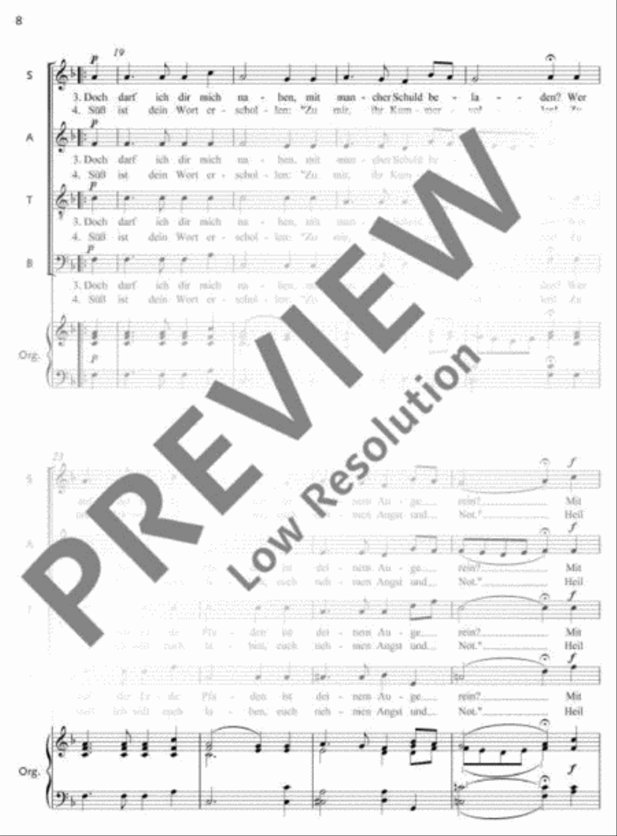 German Mass 4-Part scores gallery preview page 9
