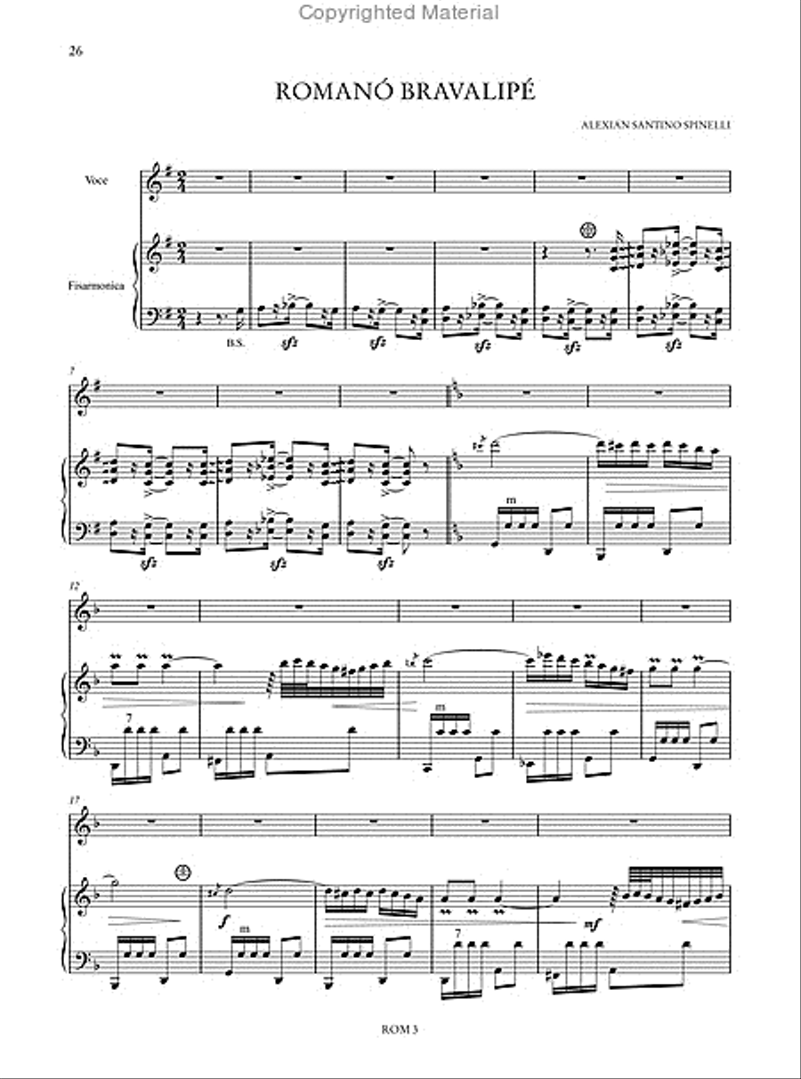 Romanó Drom (Romany Caravan) for Accordion Accordion scores gallery preview page 6