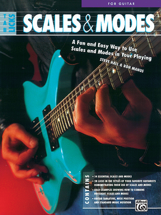 Book cover for TAB Licks -- Scales & Modes for Guitar