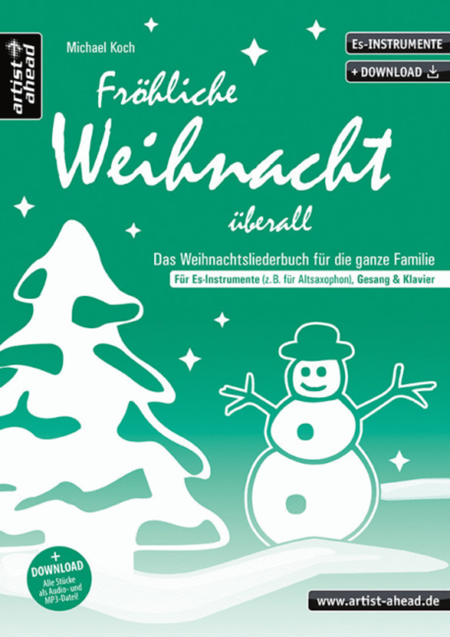 Fröhliche Weihnacht überall - Es-Instrumente Voice scores gallery preview page 1