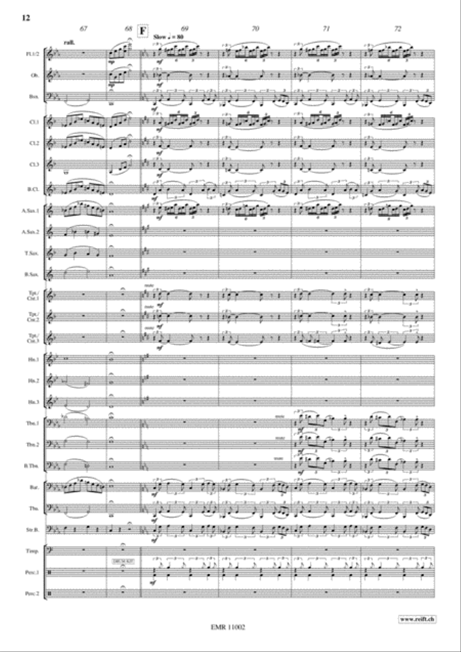 La Folie des Grandeurs La Folie des Grandeurs Concert Band scores gallery preview page 13