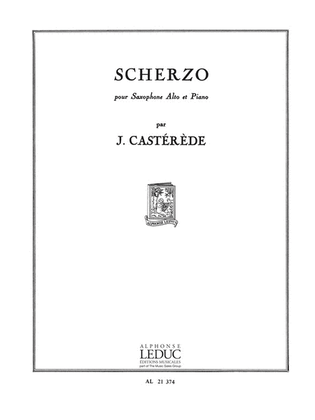 Book cover for Scherzo For Alto Saxophone And Piano